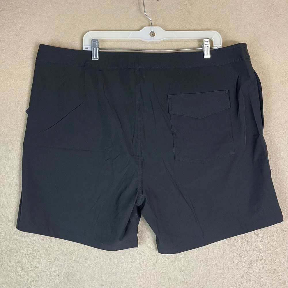 BYLT Shorts Mens 40 PCF_SHO Black Performance Stretch Boardshorts NEW